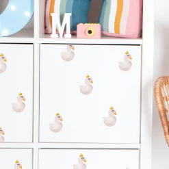 Clearance 25-pk princess swan klistremerker Barnestickers