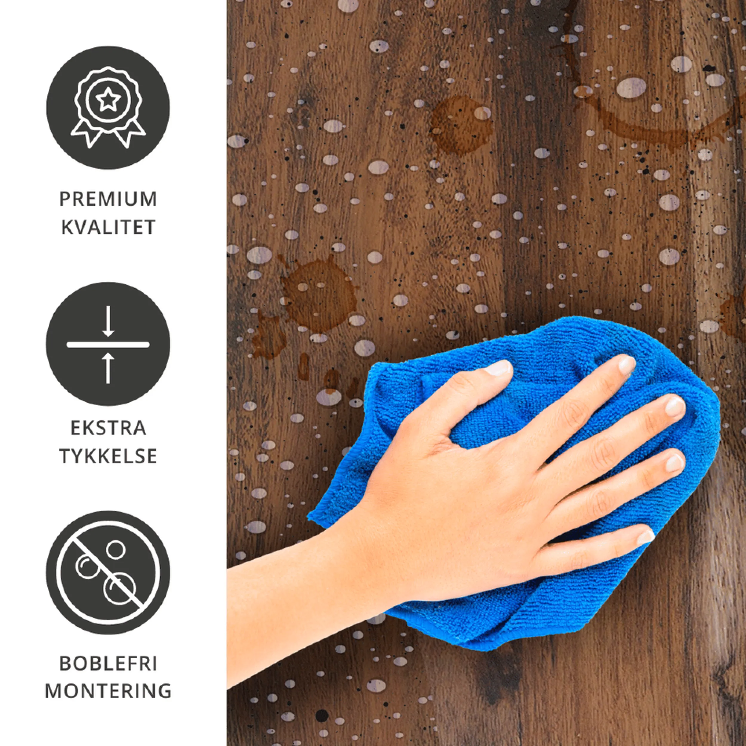 Outlet Premium Aspen eik kontaktplast Bord | Benkeplate