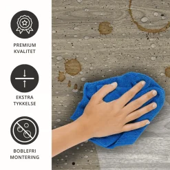 Fashion Premium Manchester pine kontaktplast Bord | Benkeplate