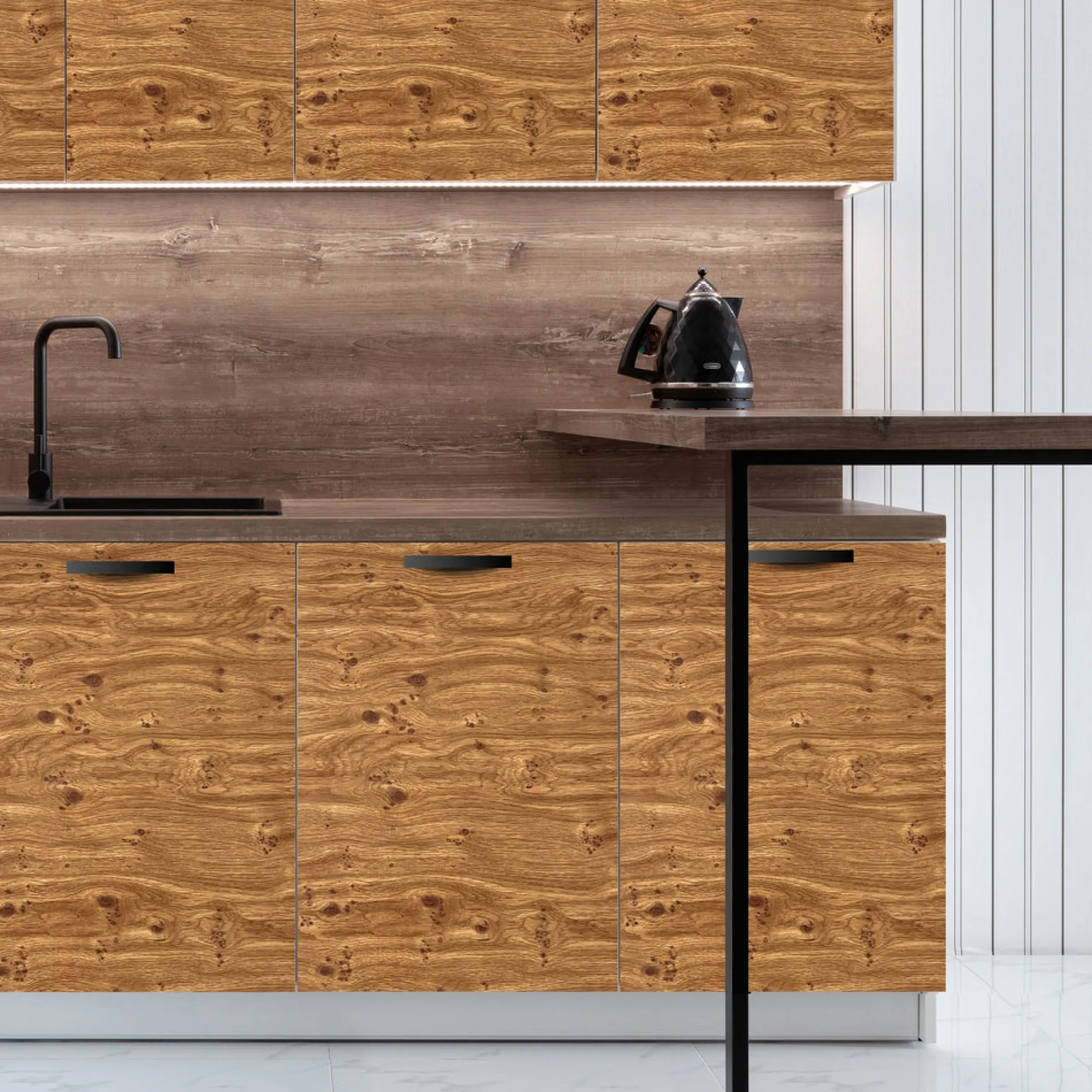 Hot Premium Sheffield oak kontaktplast Bord | Benkeplate