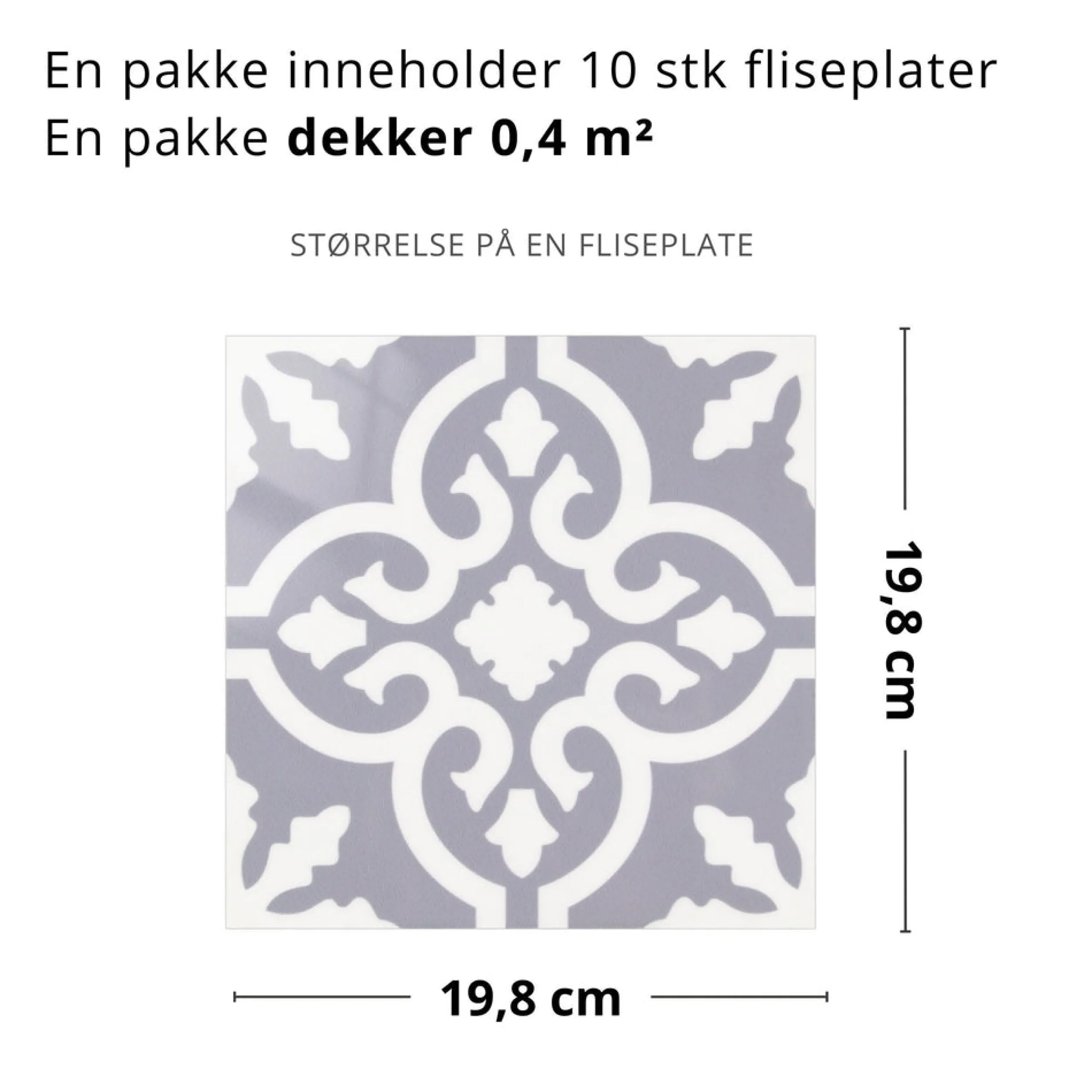 Outlet Runa selvklebende veggfliser Veggfliser