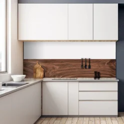 Discount Rustic Walnut selvklebende backsplash Veggfliser | Gulvfliser