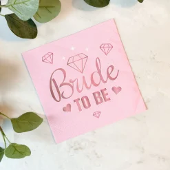 New Servietter Bride to Be 20-pk Borddekking