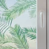 Clearance Static Premium Palme vindusfolie Vindusfolie