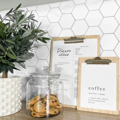 Discount Stein hexagon marmor veggfliser Veggfliser | Til Kjøkkenvegg