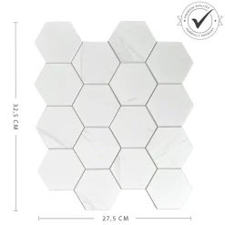 Discount Stein hexagon marmor veggfliser Veggfliser | Til Kjøkkenvegg