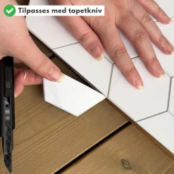 Discount Stein hexagon marmor veggfliser Veggfliser | Til Kjøkkenvegg