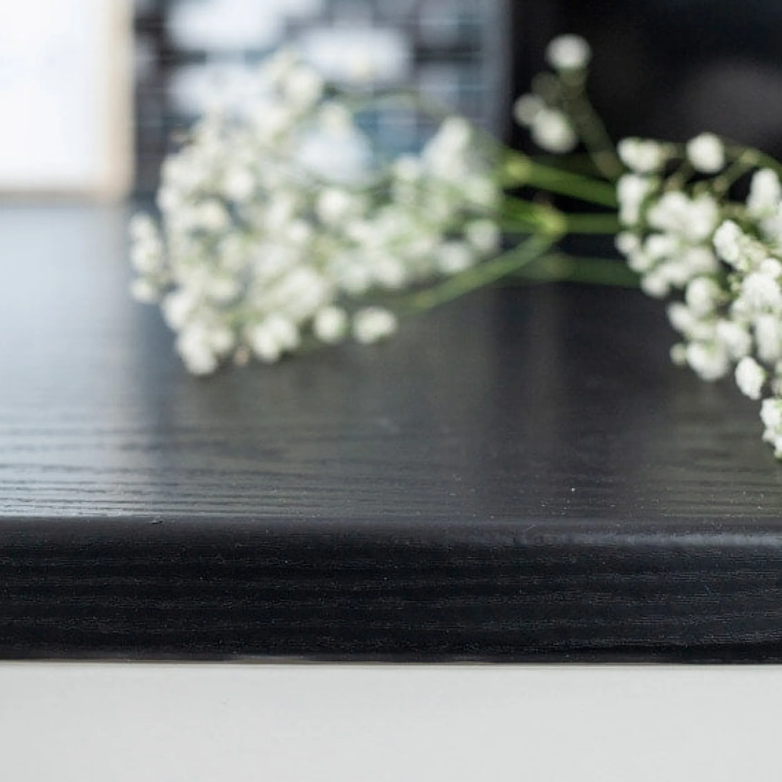 Discount Treverk sort matt kontaktplast Benkeplate | Trapp