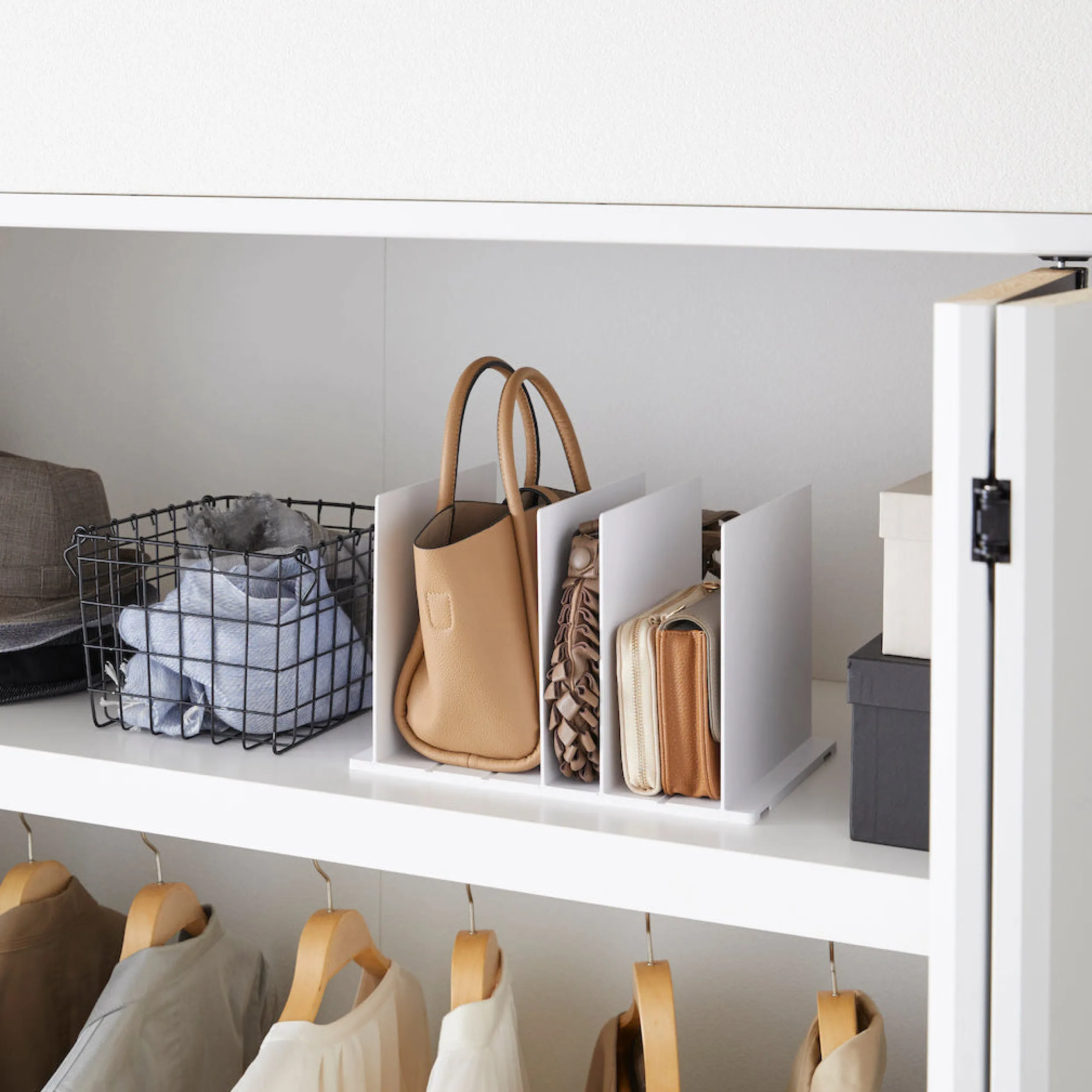 Best Veskestativ hvit 2 stk Garderobe | All Organisering