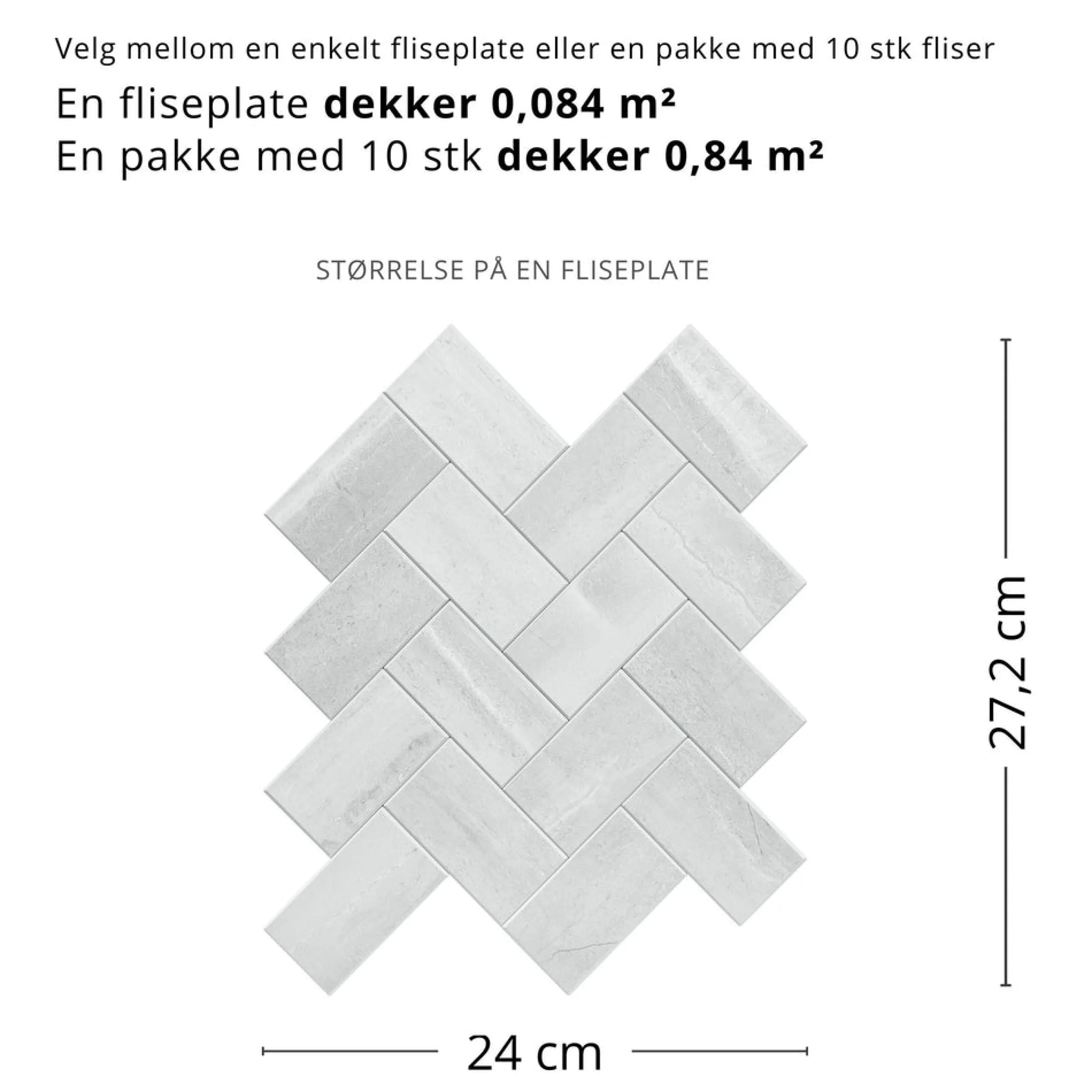Clearance Vilde selvklebende fliser Veggfliser | Til Kjøkkenvegg