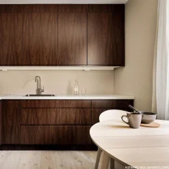 New Walnut Deep kontaktplast Bord | Benkeplate