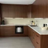 Best Walnut deep og marmor kjøkkenkit Kjøkken | Benkeplate